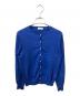 BALLSEY（ボールジィ）の古着「ハイゲージコットン クルーネックカーディガン」｜ブルー