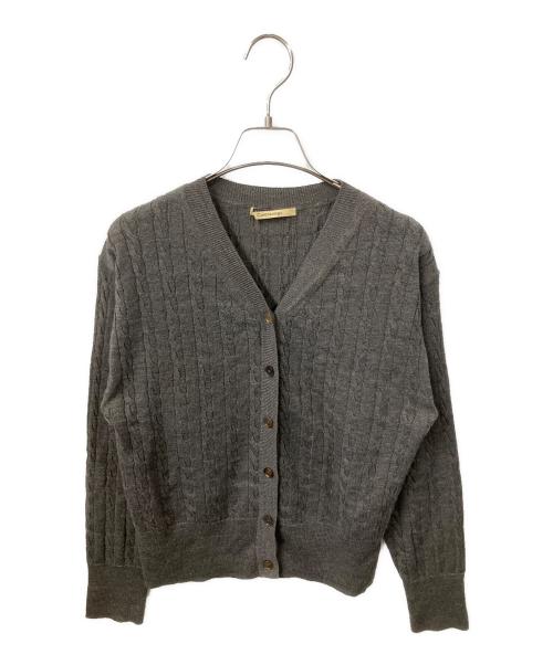 Curensology（カレンソロジー）Curensology (カレンソロジー) 薄手カーディガン グレー サイズ:Freeの古着・服飾アイテム