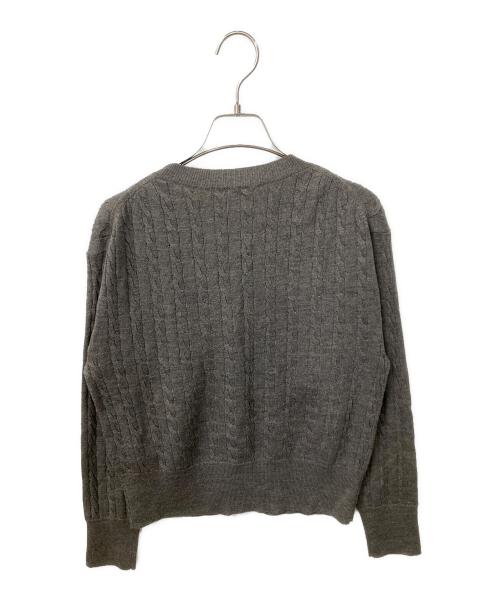 Curensology（カレンソロジー）Curensology (カレンソロジー) 薄手カーディガン グレー サイズ:Freeの古着・服飾アイテム