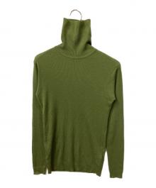 JOHN SMEDLEY（ジョンスメドレー）の古着「薄手ニット」｜グリーン