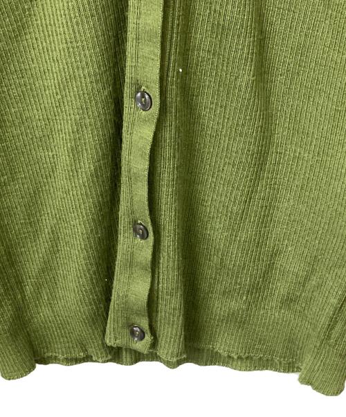 JOHN SMEDLEY（ジョンスメドレー）JOHN SMEDLEY (ジョンスメドレー) 薄手カーディガン グリーン サイズ:Sの古着・服飾アイテム
