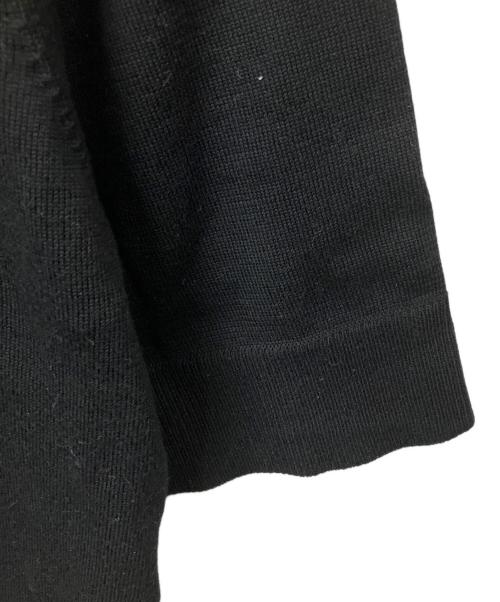 AK+1（エーケーワン）AK+1 (エーケーワン) 五分袖 ハイネックニット ブラック サイズ:36の古着・服飾アイテム