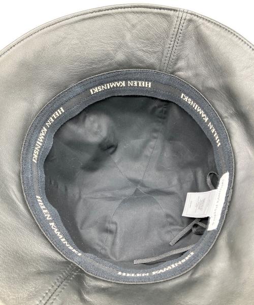 HELEN KAMINSKI（ヘレンカミンスキー）HELEN KAMINSKI (ヘレンカミンスキー) シープスキンハット ブラック サイズ:1の古着・服飾アイテム