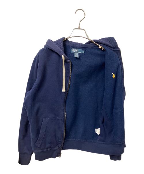 POLO RALPH LAUREN（ポロ・ラルフローレン）POLO RALPH LAUREN (ポロ・ラルフローレン) ジップパーカー ネイビー ネイビー サイズ:Mの古着・服飾アイテム