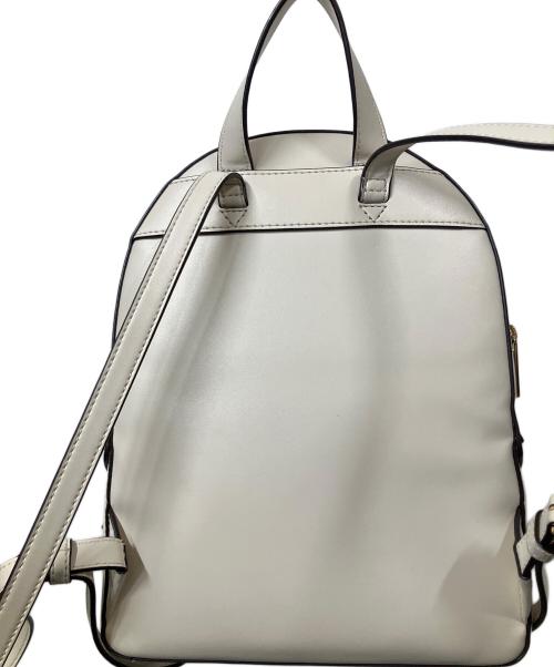 MICHAEL KORS（マイケル・コース）MICHAEL KORS (マイケル・コース) JAYCEE ジップポケット バックパック ミディアム アイボリーの古着・服飾アイテム