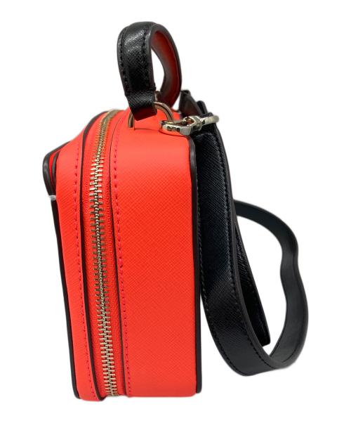 Kate Spade（ケイトスペード）Kate Spade (ケイトスペード) 2WAYバッグ レッド×ブルーの古着・服飾アイテム