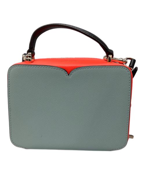 Kate Spade（ケイトスペード）Kate Spade (ケイトスペード) 2WAYバッグ レッド×ブルーの古着・服飾アイテム