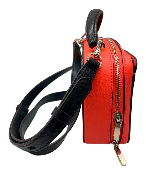 Kate Spade（ケイトスペード）Kate Spade (ケイトスペード) 2WAYバッグ レッド×ブルーの古着・服飾アイテム