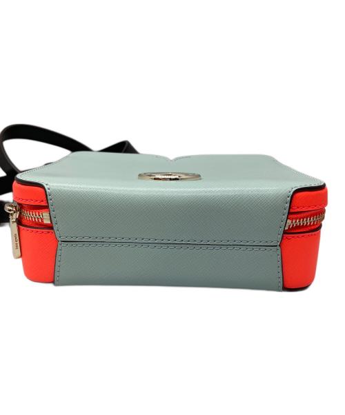 Kate Spade（ケイトスペード）Kate Spade (ケイトスペード) 2WAYバッグ レッド×ブルーの古着・服飾アイテム