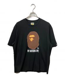 A BATHING APE（アベイシングエイプ）の古着「BLUR RELAXED FIT TEE」｜ブラック