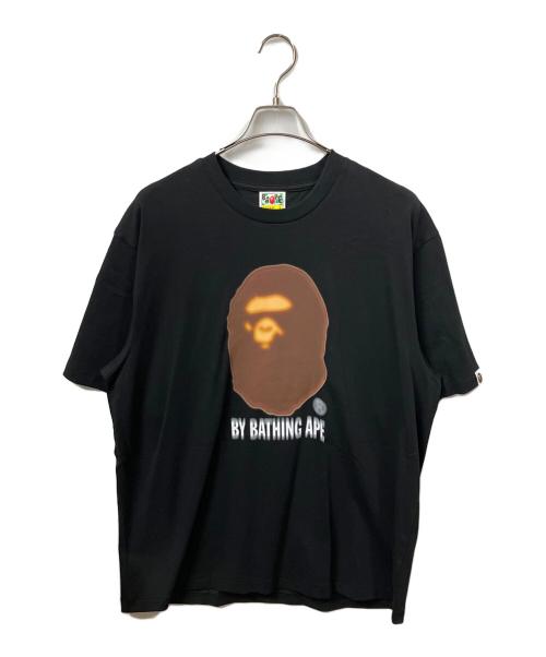 A BATHING APE（アベイシングエイプ）A BATHING APE (ア ベイシング エイプ) BLUR RELAXED FIT TEE ブラック サイズ:Ｌの古着・服飾アイテム