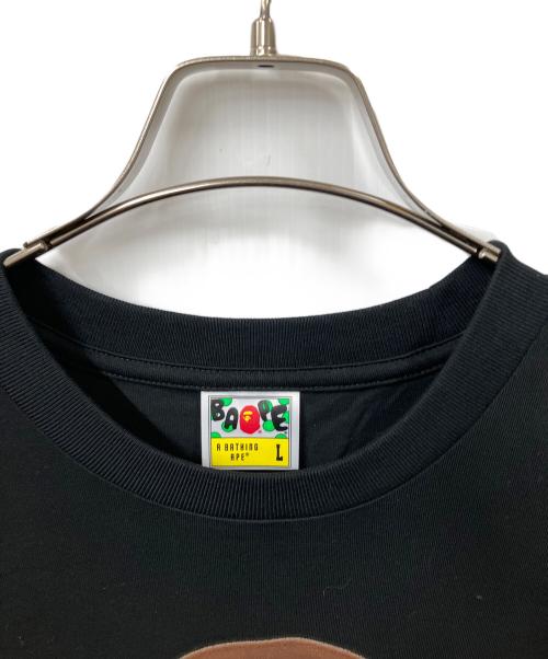 A BATHING APE（アベイシングエイプ）A BATHING APE (ア ベイシング エイプ) BLUR RELAXED FIT TEE ブラック サイズ:Ｌの古着・服飾アイテム