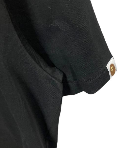 A BATHING APE（アベイシングエイプ）A BATHING APE (ア ベイシング エイプ) BLUR RELAXED FIT TEE ブラック サイズ:Ｌの古着・服飾アイテム