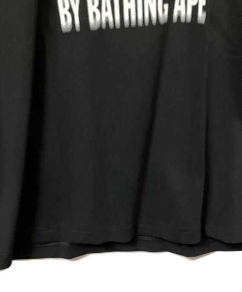A BATHING APE（アベイシングエイプ）A BATHING APE (ア ベイシング エイプ) BLUR RELAXED FIT TEE ブラック サイズ:Ｌの古着・服飾アイテム