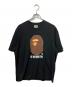 A BATHING APE（ア ベイシング エイプ）の古着「BLUR RELAXED FIT TEE」｜ブラック