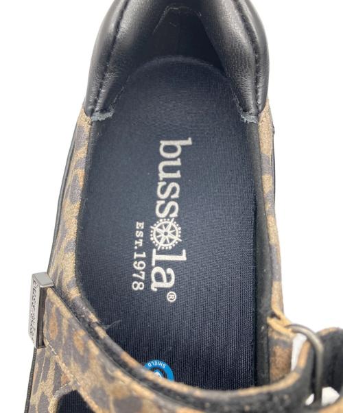 bussola（ブソラ）bussola (ブソラ) レザーメリージェンシューズ レオパード柄 ブラック サイズ:35の古着・服飾アイテム