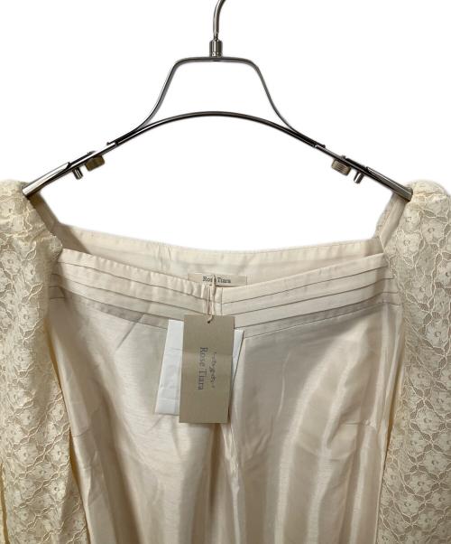 Rose Tiara（ローズティアラ）Rose Tiara (ローズティアラ) 半袖ワンピース ベージュ サイズ:42 未使用品の古着・服飾アイテム