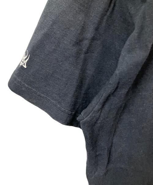 CUSTOMADE（カスタメイド）CUSTOMADE (カスタメイド) stussy (ステューシー) プリント半袖カットソー ブラック ブラック サイズ:Freeの古着・服飾アイテム