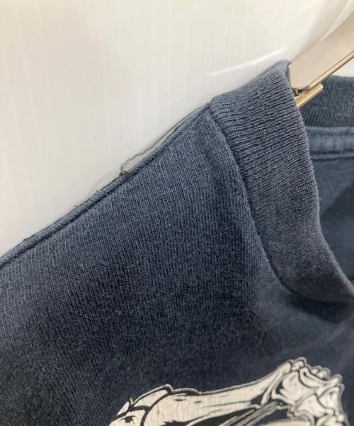 CUSTOMADE（カスタメイド）CUSTOMADE (カスタメイド) stussy (ステューシー) プリント半袖カットソー ブラック ブラック サイズ:Freeの古着・服飾アイテム