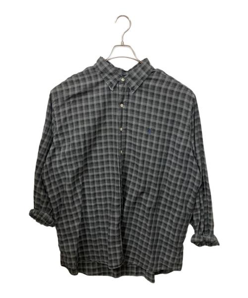 POLO RALPH LAUREN（ポロ・ラルフローレン）POLO RALPH LAUREN (ポロ・ラルフローレン) 長袖シャツ ブラック サイズ:XXLの古着・服飾アイテム