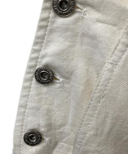 FRAMeWORK（フレームワーク）FRAMeWORK (フレームワーク) ヘビーリネンスカート ホワイト サイズ:36の古着・服飾アイテム