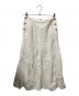 FRAMeWORK（フレームワーク）の古着「ヘビーリネンスカート」｜ホワイト