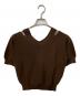 ANAYI（アナイ）の古着「薄手ニット ブラウン」｜ブラウン