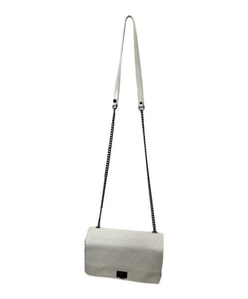 GIANNI CHIARINI（ジャンニ キアリーニ）GIANNI CHIARINI (ジャンニ キアリーニ) ショルダーバッグ　ホワイト ホワイトの古着・服飾アイテム