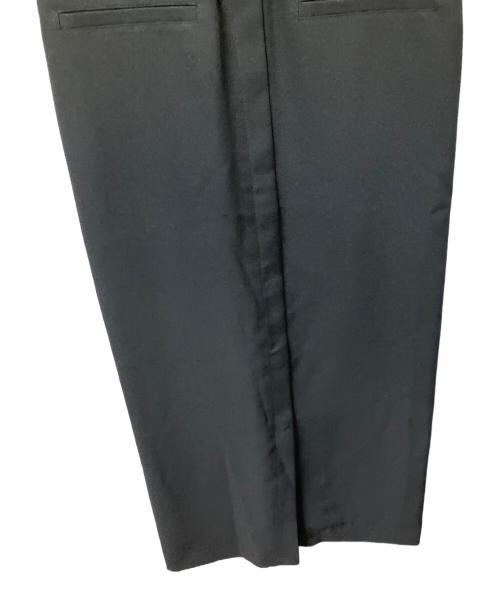 Noble（ノーブル）Noble (ノーブル) スラブオックスロングサロペットスカート ブラック サイズ:UK34 未使用品の古着・服飾アイテム
