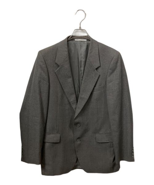 Yves Saint Laurent（イヴサンローラン）Yves Saint Laurent (イヴサンローラン) ピュアニューウールテーラードジャケット グレー グレー サイズ:Mの古着・服飾アイテム