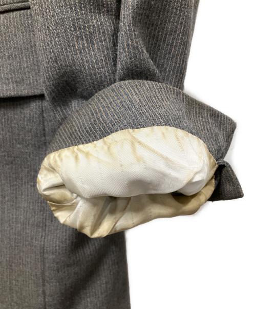 Yves Saint Laurent（イヴサンローラン）Yves Saint Laurent (イヴサンローラン) ピュアニューウールテーラードジャケット グレー グレー サイズ:Mの古着・服飾アイテム