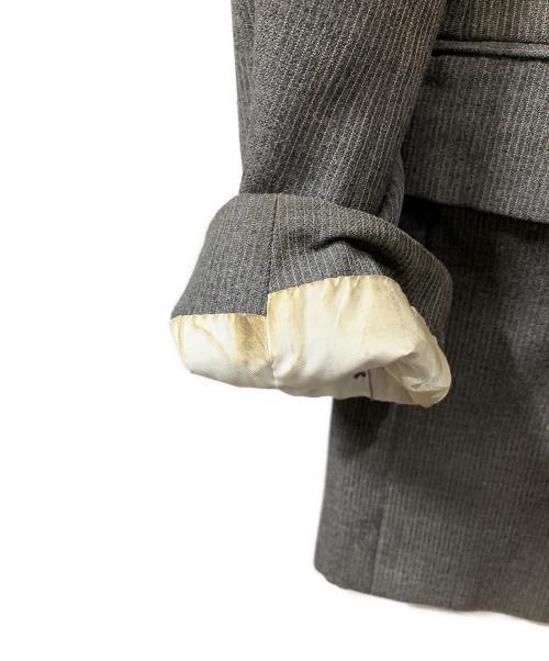 Yves Saint Laurent（イヴサンローラン）Yves Saint Laurent (イヴサンローラン) ピュアニューウールテーラードジャケット グレー グレー サイズ:Mの古着・服飾アイテム