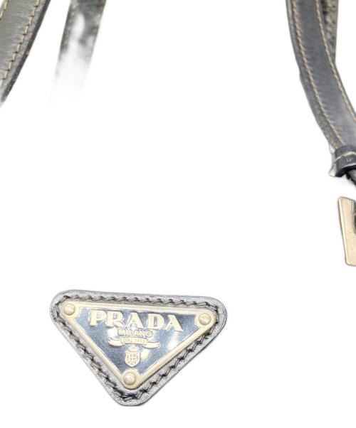 PRADA（プラダ）PRADA (プラダ) ナイロントートバッグ ブラック ブラックの古着・服飾アイテム