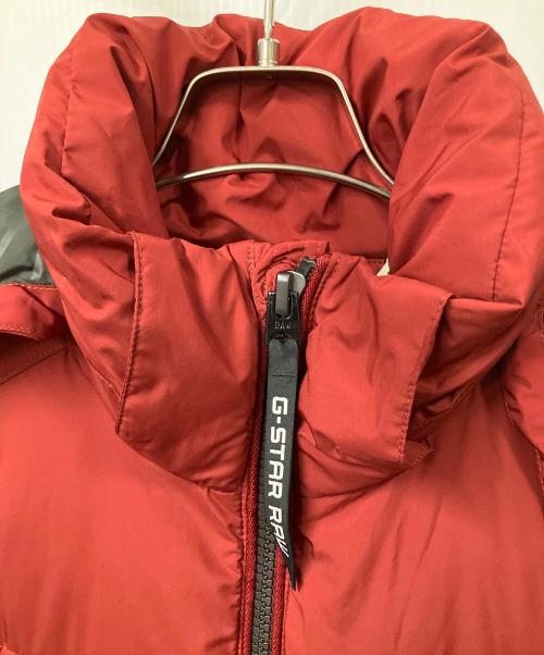 G-STAR RAW（ジースターロゥ）G-STAR RAW (ジースターロゥ) Whistler Hooded Vest レッド レッド サイズ:Ｍの古着・服飾アイテム