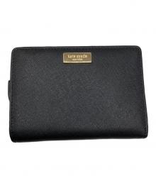 Kate Spade（ケイトスペード）の古着「2つ折り財布 ブラック」｜ブラック