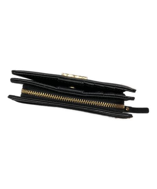 Kate Spade（ケイトスペード）Kate Spade (ケイトスペード) 2つ折り財布 ブラック ブラックの古着・服飾アイテム