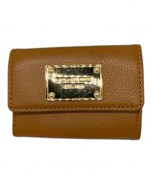 MICHAEL KORS（マイケル・コース）の古着「フラップコインケース ブラウン」｜ブラウン