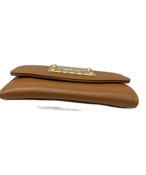 MICHAEL KORS（マイケル・コース）MICHAEL KORS (マイケル・コース) フラップコインケース ブラウン ブラウンの古着・服飾アイテム