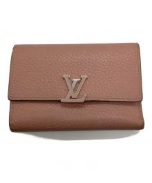 LOUIS VUITTON（ルイ ヴィトン）の古着「ポルトフォイユ・カプシーヌ」｜ピンク