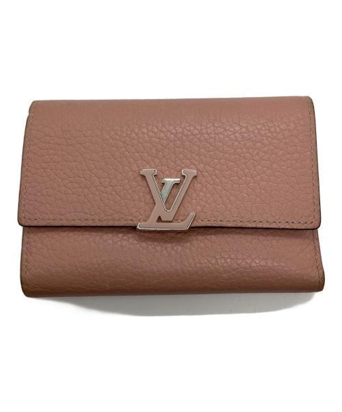 LOUIS VUITTON（ルイ ヴィトン）LOUIS VUITTON (ルイ ヴィトン) ポルトフォイユ・カプシーヌ ピンクの古着・服飾アイテム