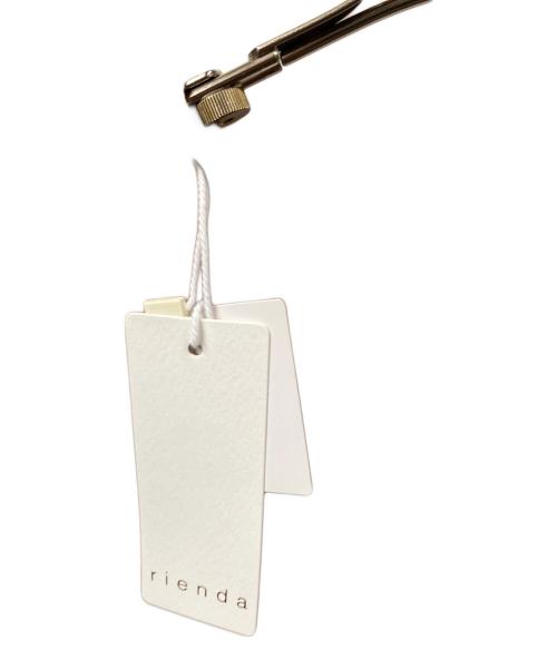 rienda（リエンダ）rienda (リエンダ) バックボタンBigカラータイト2way Knit OP ブラウン サイズ:Ｍ 未使用品の古着・服飾アイテム