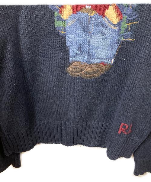 POLO RALPH LAUREN（ポロ・ラルフローレン）POLO RALPH LAUREN (ポロ・ラルフローレン) ニット ポロベア ネイビー サイズ:SPの古着・服飾アイテム