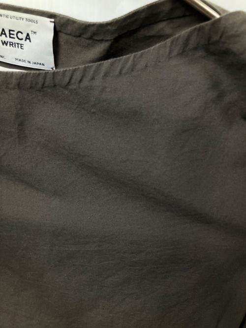 YAECA WRITE（ヤエカ ライト）YAECA WRITE (ヤエカ ライト) 半袖ワンピース カーキ カーキ サイズ:Sの古着・服飾アイテム