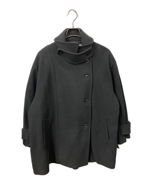 chico（チコ）chico (チコ) ミディアム丈トレンチ風コート ブラック ブラック サイズ:Freeの古着・服飾アイテム