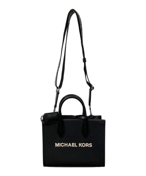 MICHAEL KORS（マイケル・コース）MICHAEL KORS (マイケル・コース) トップジップ ショッパートート クロスボディ スモール MIRELLA ブラックの古着・服飾アイテム