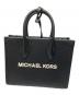 MICHAEL KORS (マイケル・コース) トップジップ ショッパートート クロスボディ スモール MIRELLA ブラック：12000円