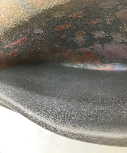 所作 shosa（ショサ）所作 shosa (ショサ) 箔押し牛革ロングウォレット ブラックの古着・服飾アイテム