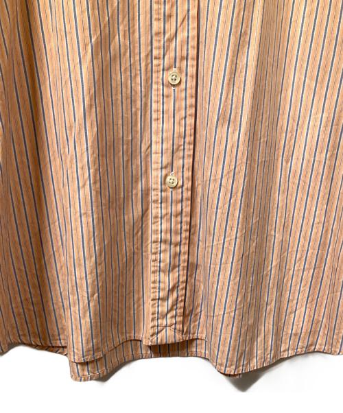 RALPH LAUREN（ラルフローレン）RALPH LAUREN (ラルフローレン) ストライプ長袖シャツ オレンジ×ネイビー オレンジ×ネイビー サイズ:3xの古着・服飾アイテム