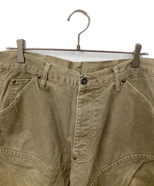 G-STAR RAW（ジースターロゥ）G-STAR RAW (ジースターロゥ) ダブルニーデニムパンツ カーキ カーキ サイズ:W33の古着・服飾アイテム
