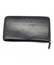 Whitehouse Cox（ホワイトハウスコックス）の古着「長財布 ブラック ダービーコレクション」｜ネイビー